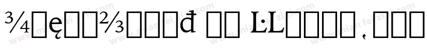 IowanOldSt BT Roman字体转换